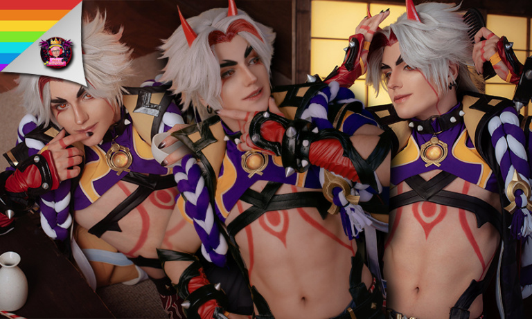 Gesha เปิดวาร์ปหนุ่มหล่อลูกครึ่งญี่ปุ่นจีน สายคอสเพลย์ หุ่นเสวแซ่บเวอร์