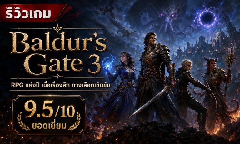 Baldur’s Gate 3 รีวิวเกม RPG วางแผนบน Steam