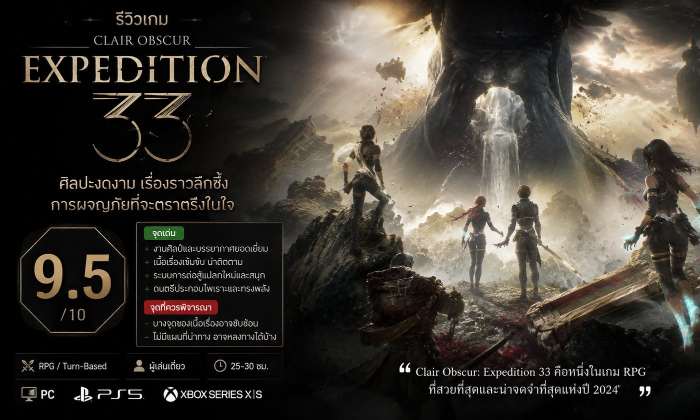 Clair Obscur: Expedition 33 รีวิวเกมบน Steam