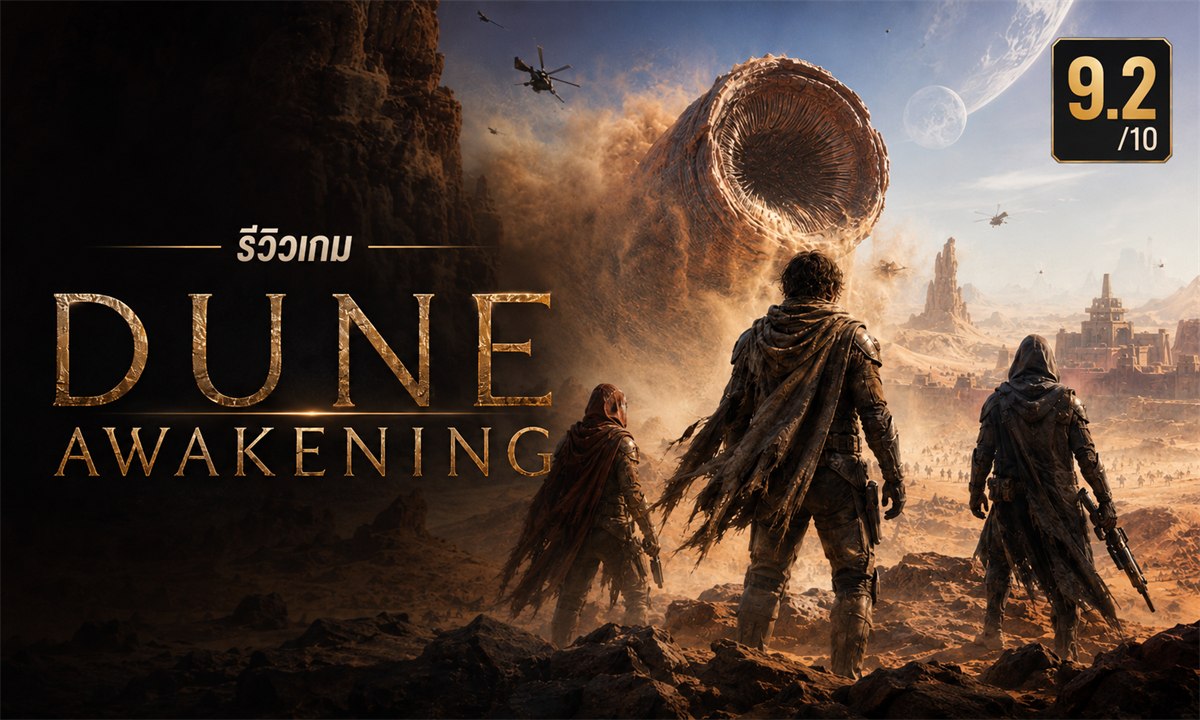 Dune Awakening รีวิวเกม รูปปก