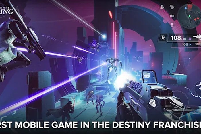 ภาพตัวอย่าง gameplay ของ Destiny Rising จากแหล่งทางการ