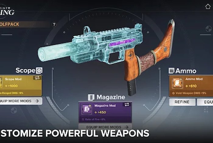 ฉากต่อสู้หรือระบบหลักของ Destiny Rising สำหรับดูจังหวะเล่น