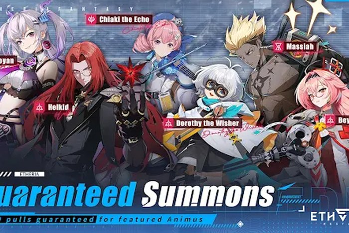 ตัวอย่างหน้าตาเกม Etheria Restart ก่อนตัดสินใจโหลดเล่น