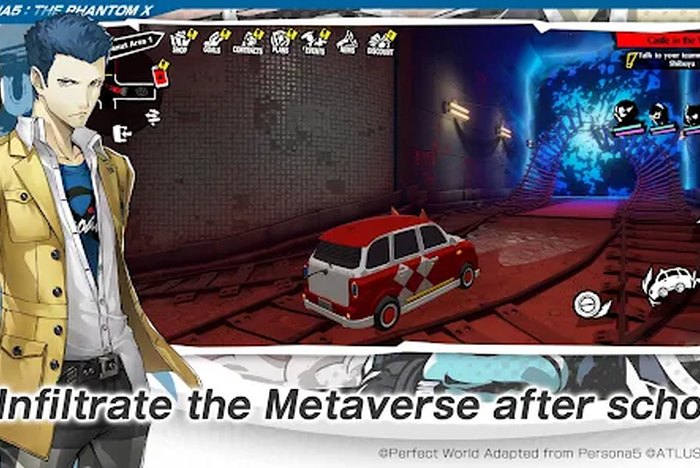 ตัวอย่างหน้าตาเกม Persona 5 The Phantom X ก่อนตัดสินใจโหลดเล่น