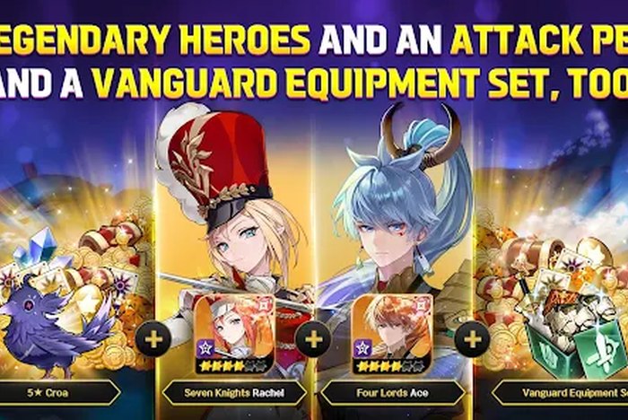 บรรยากาศและงานภาพจริงของ Seven Knights ReBIRTH ที่เห็นในหน้าร้าน