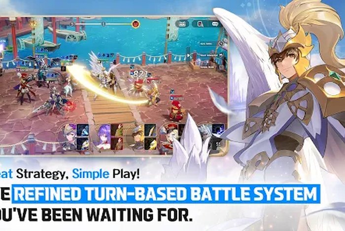 ฉากต่อสู้หรือระบบหลักของ Seven Knights ReBIRTH สำหรับดูจังหวะเล่น