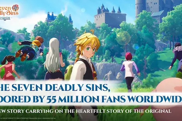 บรรยากาศและงานภาพจริงของ The Seven Deadly Sins Origin ที่เห็นในหน้าร้าน
