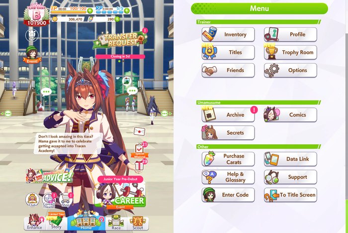 ตัวอย่างหน้าตาเกม Umamusume Pretty Derby ก่อนตัดสินใจโหลดเล่น