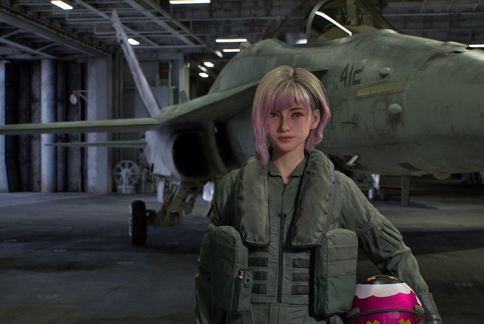 นักบินสาวในฐานทัพ Ace Combat 8