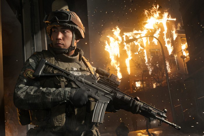 Modern Warfare 4 ทหารในเมืองที่ไฟลุก