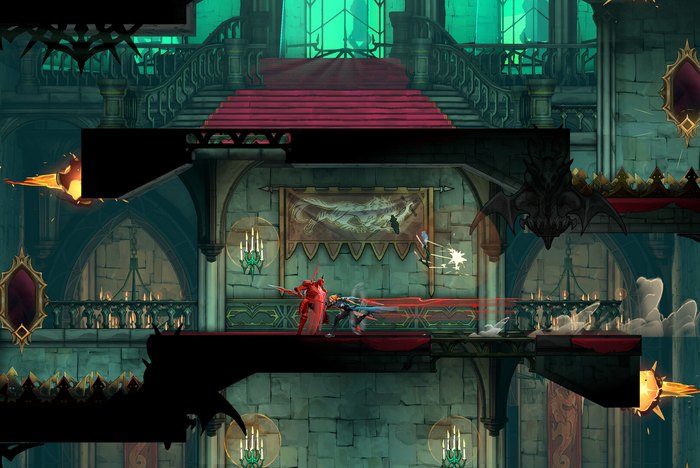 Castlevania Belmont's Curse ฉากสำรวจปราสาท