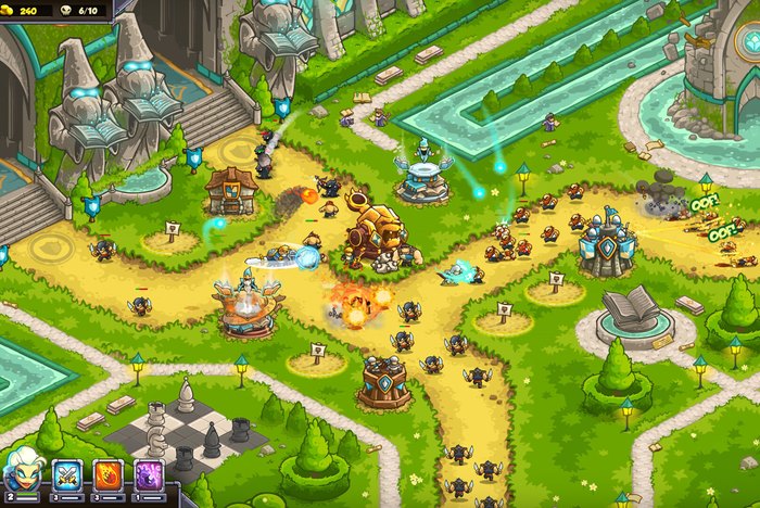 Kingdom Rush 6 มือถือ ด่านป้องกันฐานในป่า